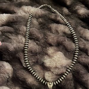 Native American sterling silver pearls